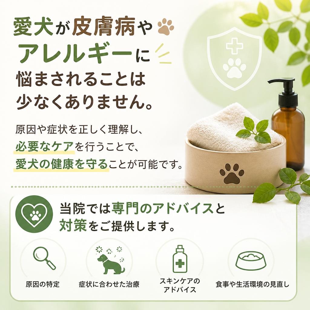 皮膚病・アレルギーの理解と対策