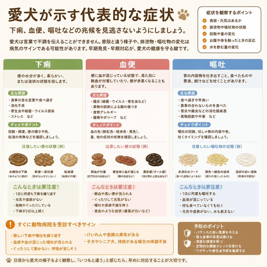 大腸炎の主な症状