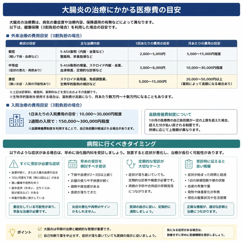 医療費の目安と受診のタイミング